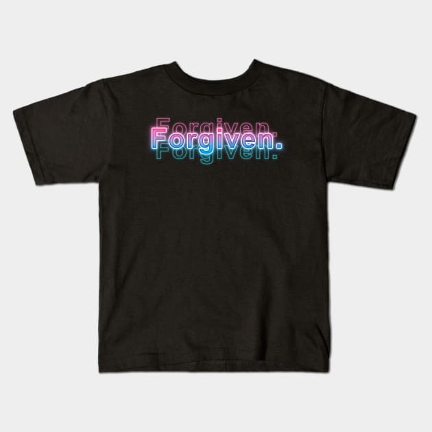 Forgiven Kids T-Shirt by Sanzida Design